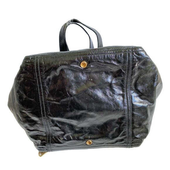 Yves Saint Laurent Downtown Tote Patent Leather Top Handle Bag - Picture 7 of 9